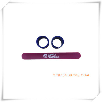 Simple Style Silicone Slap Wrist Band for Promotional Gifts (OS14026)